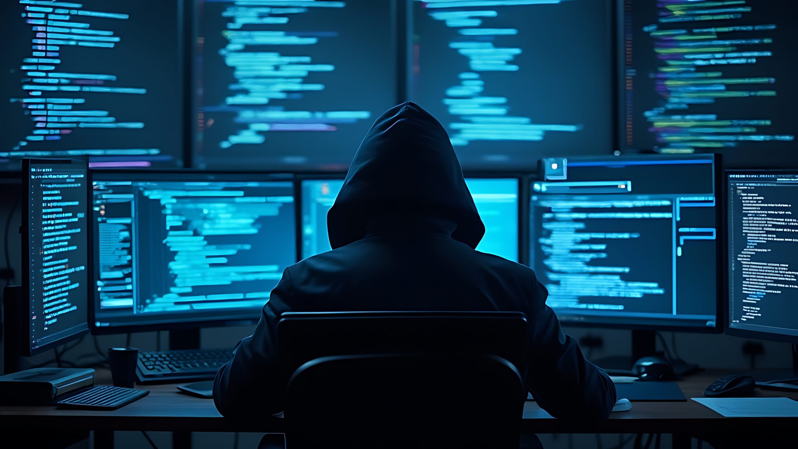 Ilustração de proteção digital com cadeado e elementos tecnológicos