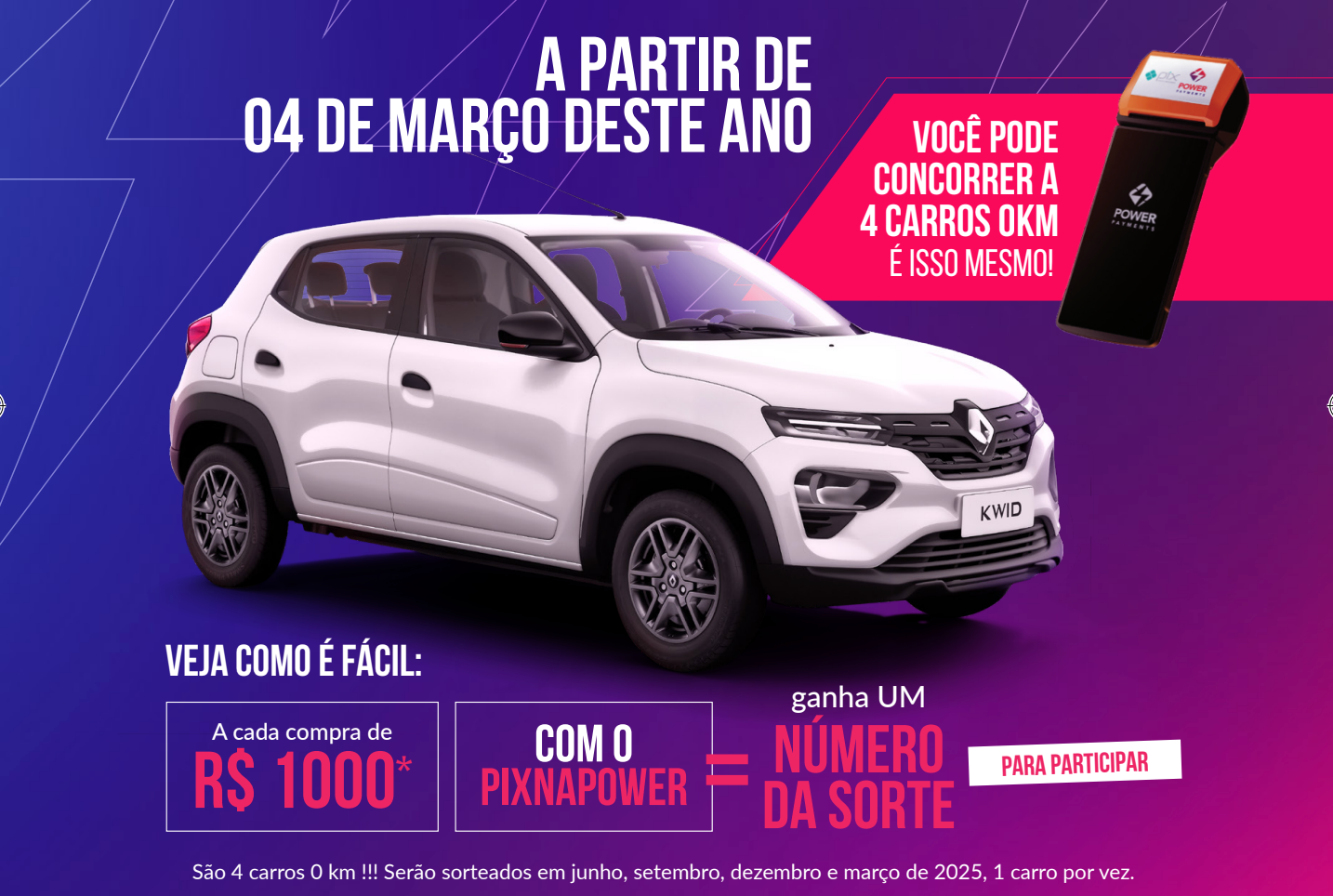 Central de monitoramento das campanhas de expansão da Pix na Power